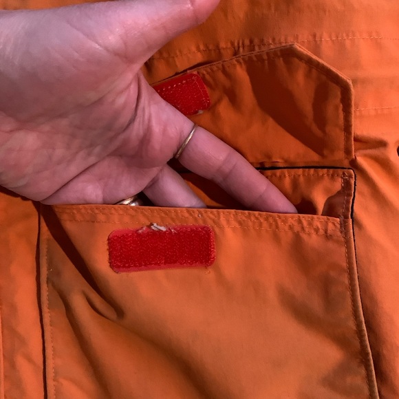 Lands’ End Kids Squall Parka L 10-12 Orange Waterproof Insulated Winter Coat - Picture 6 of 15